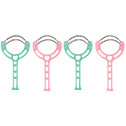 SOLUSTRE 4Pcs Depilatore Viso Epilatore Palmare Primavera Depilatore Viso Molle Molle Sopracciglia Rasoi Epilatore Peli Viso per Donna en oferta