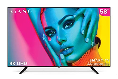 TV Kiano SlimTV 58" [147 cm, SmartTV, 4K UHD] Multimedia USB (PVR, Dolby Audio, Triple HDMI, 8.5 ms, LED, Direct LED, HD)
