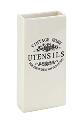 WENKO Umidificatore con motivo Vintage - Umidificatore per ambiente con motivo per il radiatore, Ceramica, 9 x 19 x 4 cm, Bianco precio