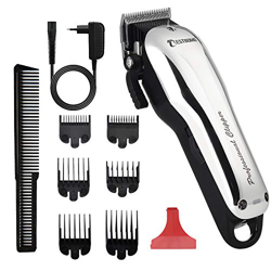 BESTBOMG Y5 Tagliacapelli Professionale con 6 Pettini Guida, Lama Regolabile, 2000mAh Batteria Li-ion Ricaricabile Kit Taglio Capelli precio