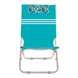 Spiaggina Jungle blu con poggiatesta Azzurro en oferta
