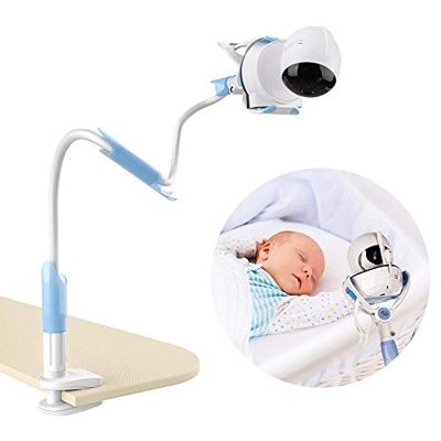 MatSailer Supporto per monitor universale per bebè, supporto per videocamera per bebè neonato, supporto per monitor video e ripiano, supporto per foto