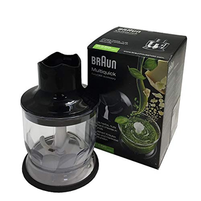Braun MQ20 Accessorio Mini Tritatutto per Minipimer, Nero