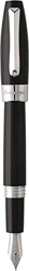 MONTEGRAPPA Collezione FORTUNA Stilo Penna Stilografica - Punta Media - placcata Palladio & Nero Design Elegante, un Piccolo Portafortuna per Manager  precio