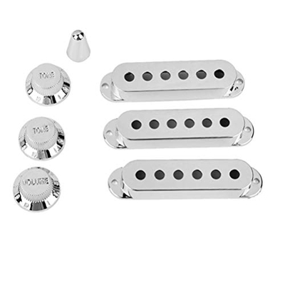 Healifty 7pcs manopole cover pickup chitarra set di punte set humbucker cover pickup chitarra manico per parti di ricambio per chitarra elettrica (cro