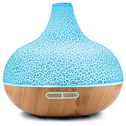 YunNasi 400ml Diffusore di Oli Essenziali Umidificatore Ambiente Nebbia Fredda con 7 Colori Luci LED Aromaterapia Diffusore di Aromi Senz'acqua Auto o características