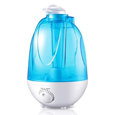 Umidificatore Ambiente Ultrasuoni 4L, Purificatore d'Aria, Modalità di Umidità Costante, Nebbia Fredda Regolabile, Purificatore aria per Yoga, Camera 