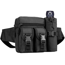 COOELAD Marsupio Militare Marsupio Marsupio Marsupio Marsupio con portabottiglia d'Acqua Custodia per Trekking Escursionismo Camminare in Bicicletta C en oferta