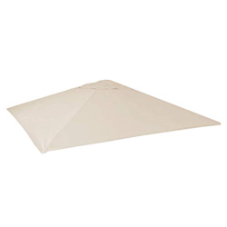 Mendler Telo Copertura ombrellone HWC-D20 Poliestere 5x5m Avorio características