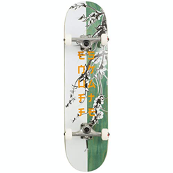 Enuff Skateboards Cherry Blossom Complete Skateboard, Adulti Unisex, Bianco/Teal (Multicolore), 8" x 32" en oferta