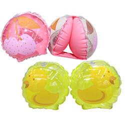 Amosfun Bambini Nuotano Bracciali Gonfiabili Aiuti di Nuoto Maniche Galleggianti Bracciale Nuotare Bracciali Circolari Piscina per Barche Giocattolo p características