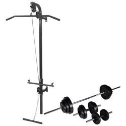 Macchina Da Parete Con Bilanciere E Set Manubri 30,5 Kg en oferta