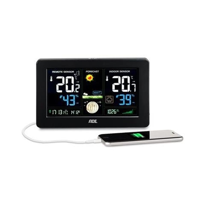 WS 1704 Batteria Nero stazione meteo