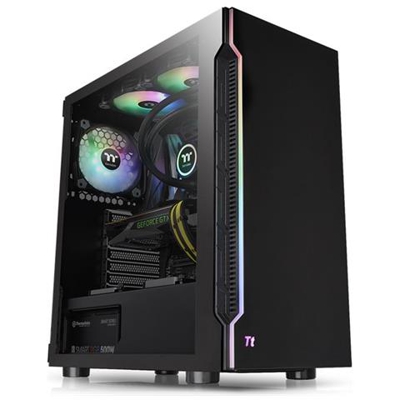 Case H200 TG Middle Tower ATX, micro ATX, Mini-ITX 2 Porta USB 3.2 Colore Nero