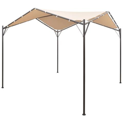 Gazebo Padiglione Tenda Tettoia 4x4 M In Acciaio Beige precio