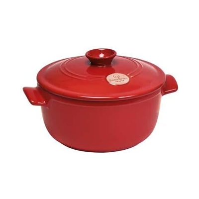 Casseruola tonda cocotte 20cm h. 15cm grand cru rosso flame