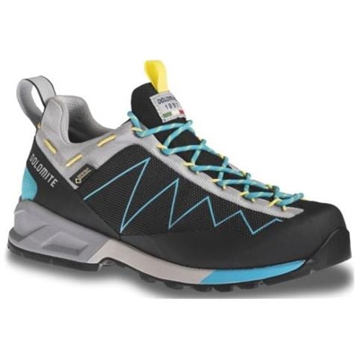 W Croda Rossa Lite Gtx Black / apple Green Scarpe Trekking Donna Uk 6,5