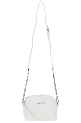 Quilted leather small camera bag