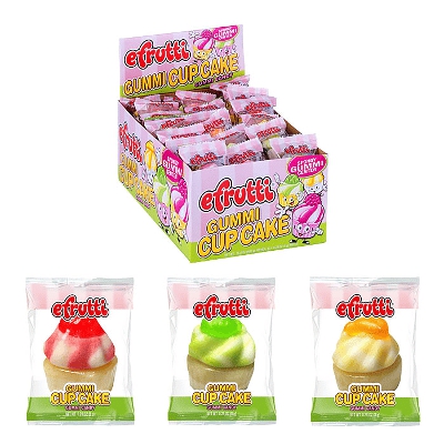 E. Frutti Gummi Cupcakes