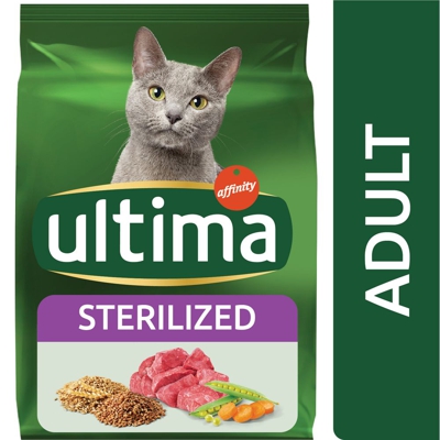 Ultima Cat Sterilized Manzo - 3 kg