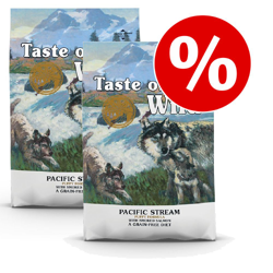 2 x 12,2 kg Taste of the Wild - Pacific Stream Puppy (2 x 12,2 kg) características