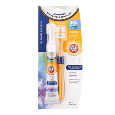 Arm & Hammer Set per l'igiene dentale - Spazzolino + Dentifricio + Ditale