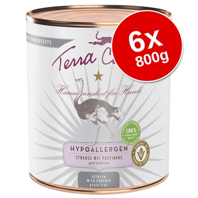 Terra Canis Ipoallergenico 6 x 800 g - Canguro con Pastinaca