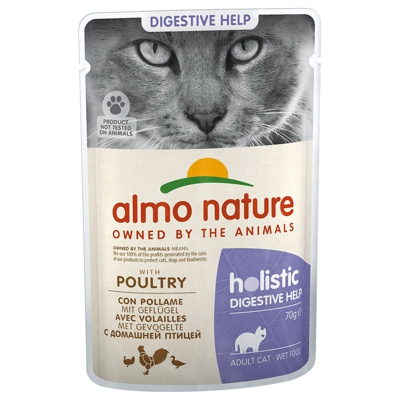 Almo Nature Holistic Digestive Help - Set %: Mix: 6 x Pollame + 6 x Pesce