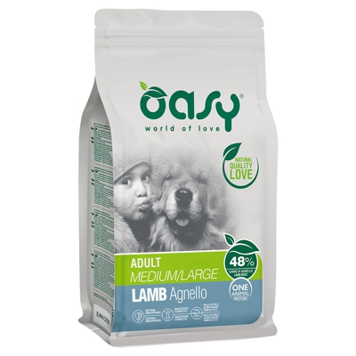 Oasy Adult Medium/Large Agnello - Set %: 2 x 12 kg