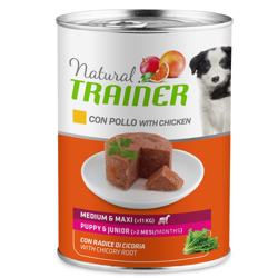 Natural Trainer Puppy & Junior Medium/Maxi con Pollo - 12 x 400 g precio