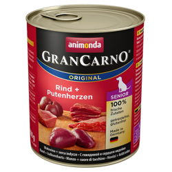 Animonda GranCarno Original Senior 6 x 800 g - Manzo & Cuori di tacchino características