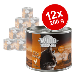 Wild Freedom lattine 12 x 200 g - Mix Kitten: Golden Valley + Wide Country en oferta