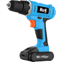 Work Men - WORKMEN WPRT181LI-BM - Trapano avvitatore senza filo con valigetta e accessori, batteria Li-ion 18V 1,3Ah precio