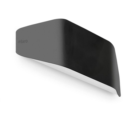 Future Lampada Da Parete Grigio Scuro 1 X E27 20W Marca - Faro
