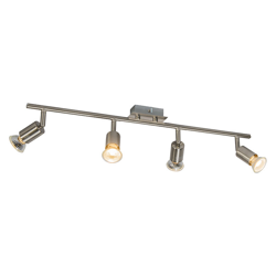 QAZQA Faretto jeany - Moderno - Metallo - Acciaio - Tondo/Allungato Max. 4 x Watt precio