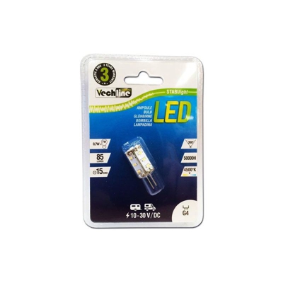 Lampada 12V 24V G4 Attacco Posteriore 360 4500K Camper