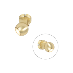 QAZQA Faretto gissi - Moderno - Metallo - Ottone - Tondo Max. 1 x Watt en oferta