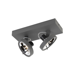 QAZQA Faretto go - Design - Alluminio - Grigio - Allungato/Tondo G9 Max. 2 x 3 Watt precio