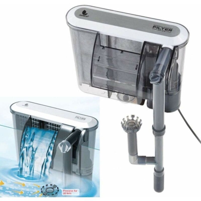 Filtro Per Acquario Esterno A Cascata Pompa Zaino Acqua Dolce Salata 160 L/H
