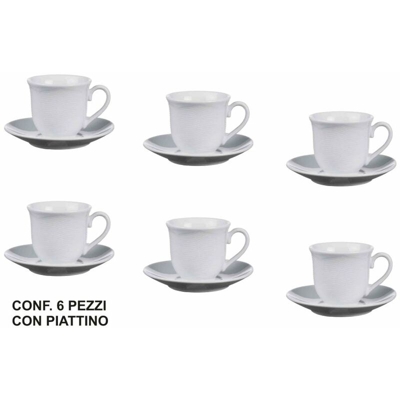 Bighouse It - TAZZINE CAFFE' CONF. 6 PZ. C/PIATT.