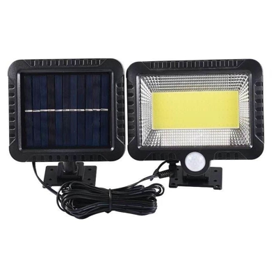 Lampada solare a induzione per corpo umano COB 100LED 30W 600LM Asta solare 5,5 V 1 W Materiale ABS Lunghezza linea 5 metri Luce bianca LAVENTE