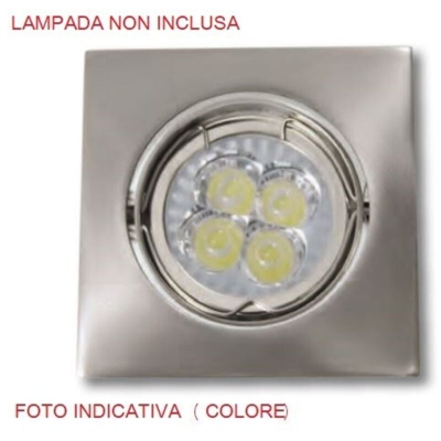DICR. ORIENT. QUADR. D50 230V ORO S/LAMP - Lampo