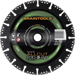 Disco Diamantato DG210 ALLCUT Braintools Rhodius 303387 diametro 115 mm diametro interno 22,23 características