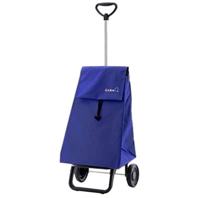 Garmol Carrello Spesa Telo Blu 38 Litri 27x37x101cm