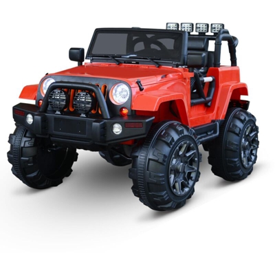 Macchina Elettrica Per Bambini 12v Fuoristrada Rossa