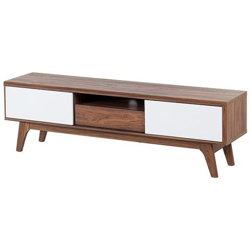 Mobile Tv Da Soggiorno In Color Noce E Bianco - Eerie precio