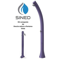 Kit Doccia Solare E Fontana Viola en oferta