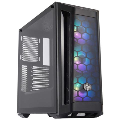 Case MasterBox MB511 ARGB Middle Tower ATX / EATX / Micro-ATX / Mini-ITX / SSI CEB 2 Porte USB 3.0 Colore Nero (Finestrato)