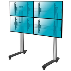 031-2400k2 Carrello Videowall Per 4 Schermi Monitor Tv Lcd Led 45''''-55'''' precio