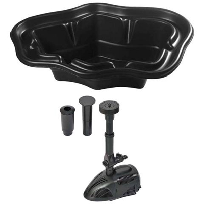 Verdemax Laghetto Da Giardino 300 Lt E Pompa Per Laghetto Vx1500